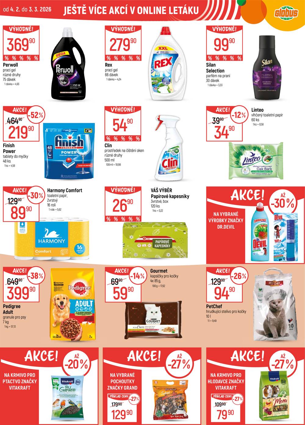 Akční leták Globus 4.2. - 10.2.2026 - Globus Olomouc