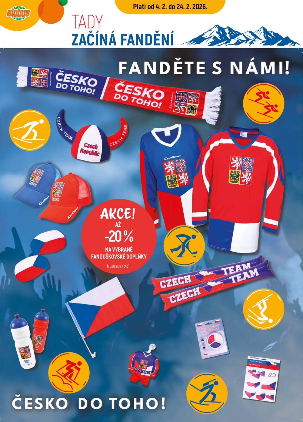 Akční leták Globus 4.2. - 10.2.2026 - Globus Opava