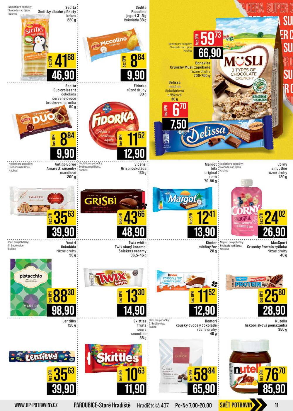 Leták JIP - JIP Cash & Carry České Budějovice, Most, Náchod, Polička, Sušice a Svoboda nad Úpou od 4.2. do 10.2.2026 - strana 11