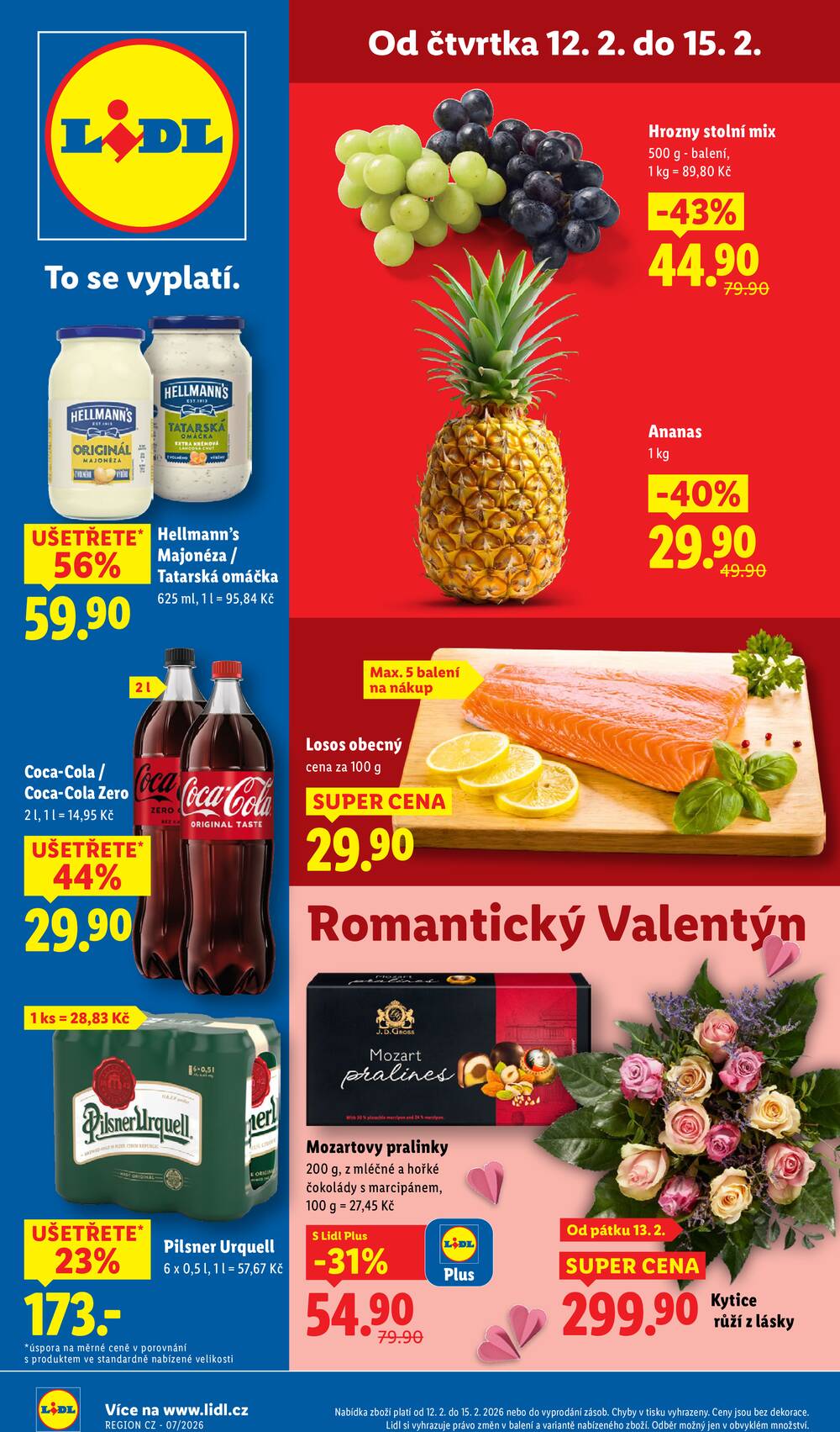 Leták Lidl - Lidl Čtvrtek od 12.2. do 15.2.2026 - strana 1