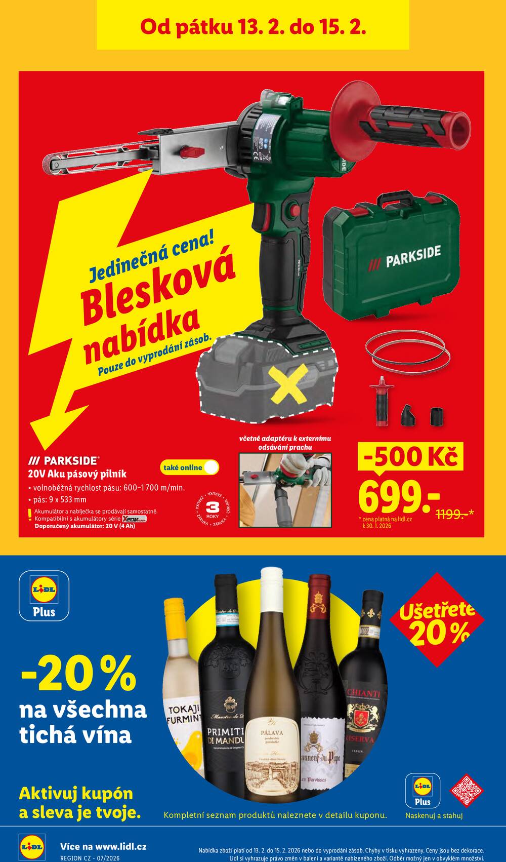 Lidl Čtvrtek od 12.2. do 15.2.2026