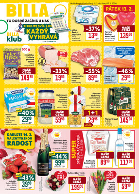 Leták BILLA malý leták od 11.2. do 17.2.2026