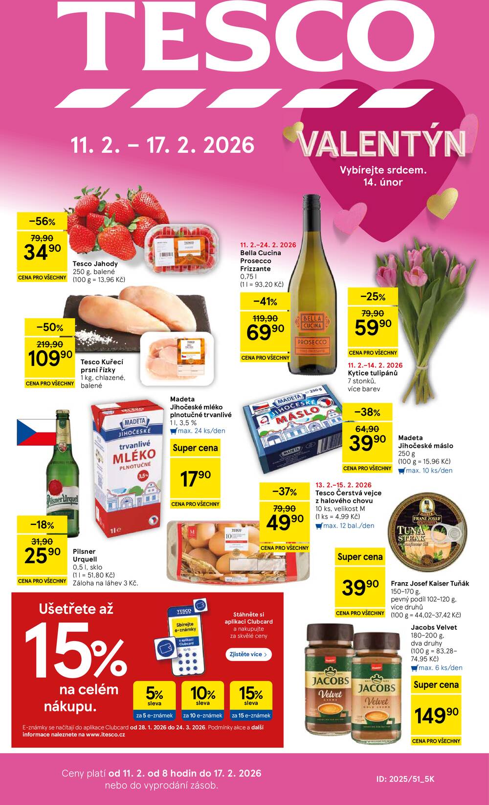 Tesco malé hypermarkety od 11.2. do 17.2.2026