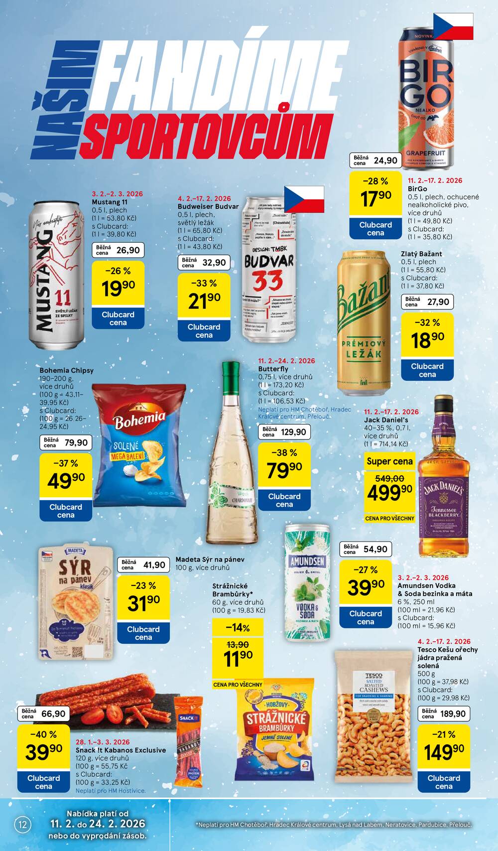 Tesco malé hypermarkety od 11.2. do 17.2.2026