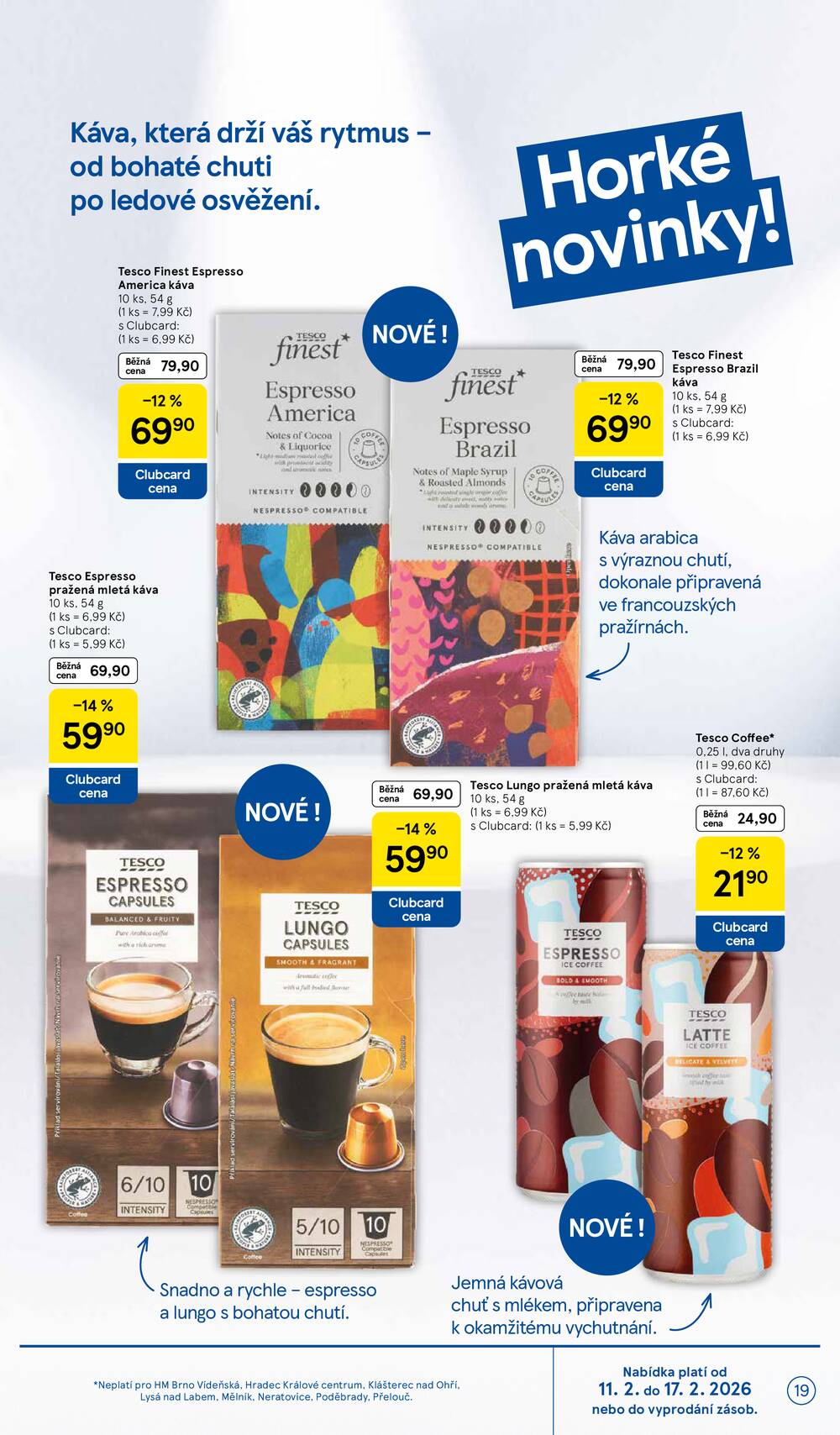 Tesco malé hypermarkety od 11.2. do 17.2.2026