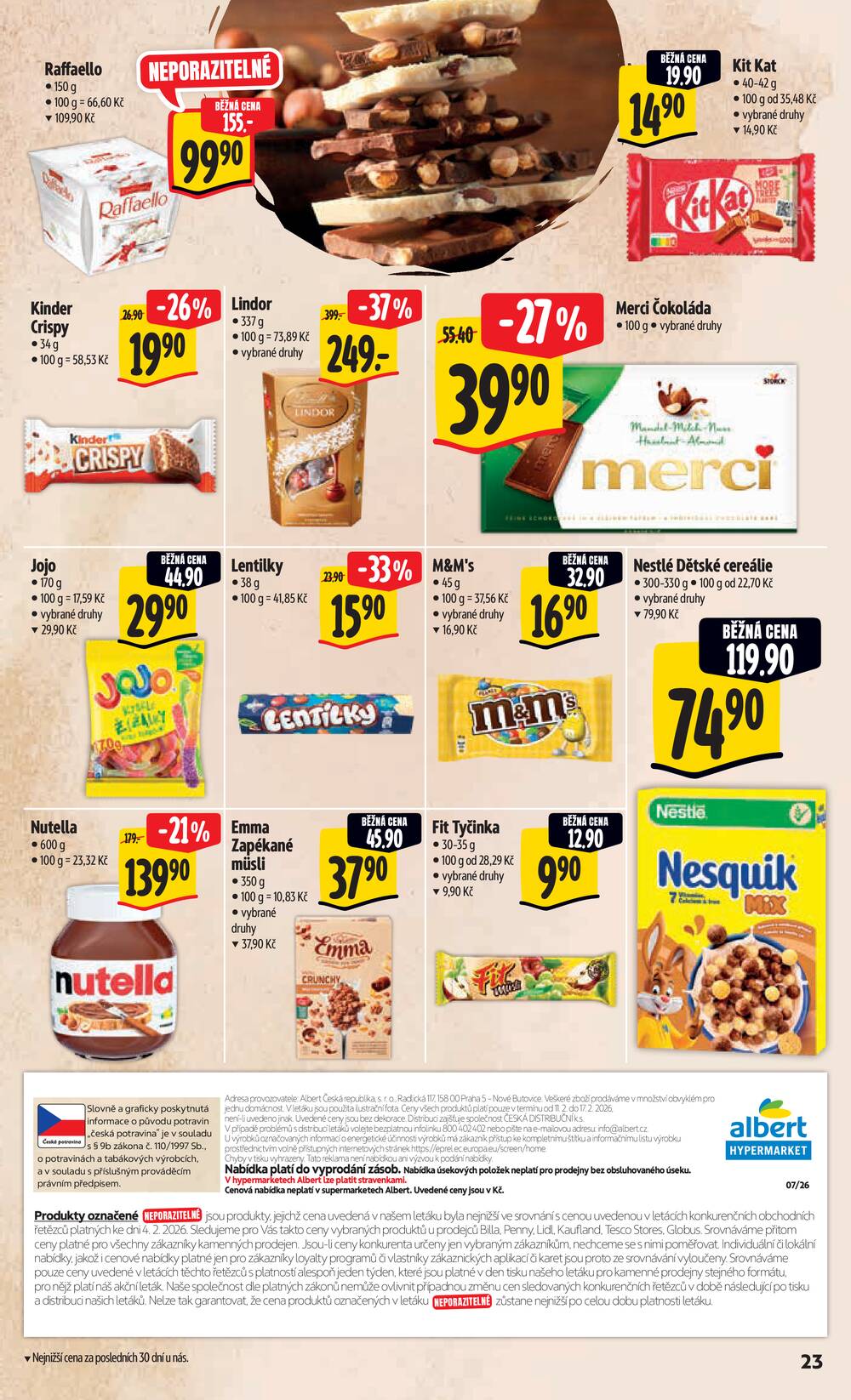 Albert  Hypermarket od 11.2. do 17.2.2026