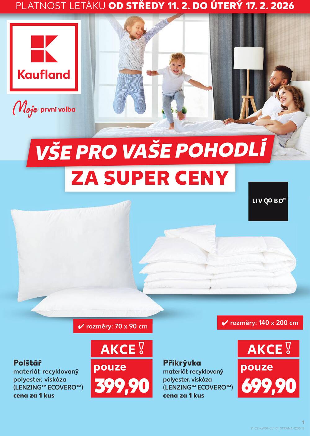 Leták Kaufland - Kaufland Spotřební zboží 11.2. - 22.2. - strana 1