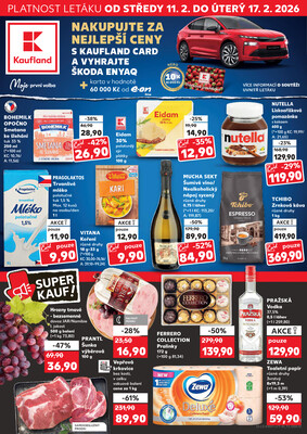 Leták Kaufland 11.2. - 17.2. - Kaufland - Rakovník (ul. Luženská)