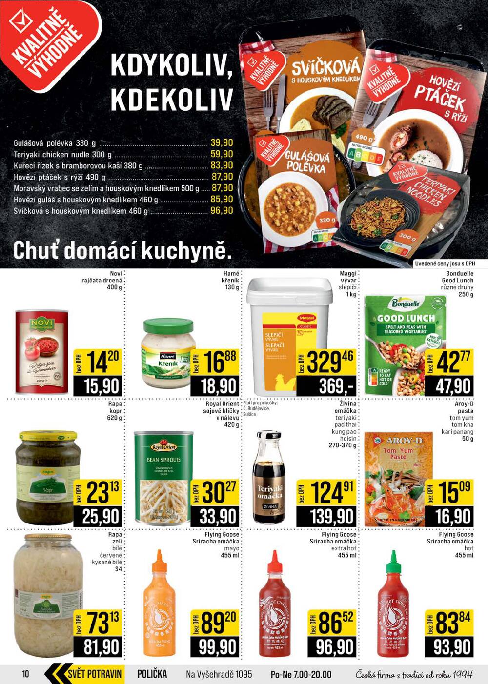 JIP Cash & Carry České Budějovice, Most, Náchod, Polička, Sušice a Svoboda nad Úpou od 11.2. do 17.2.2026