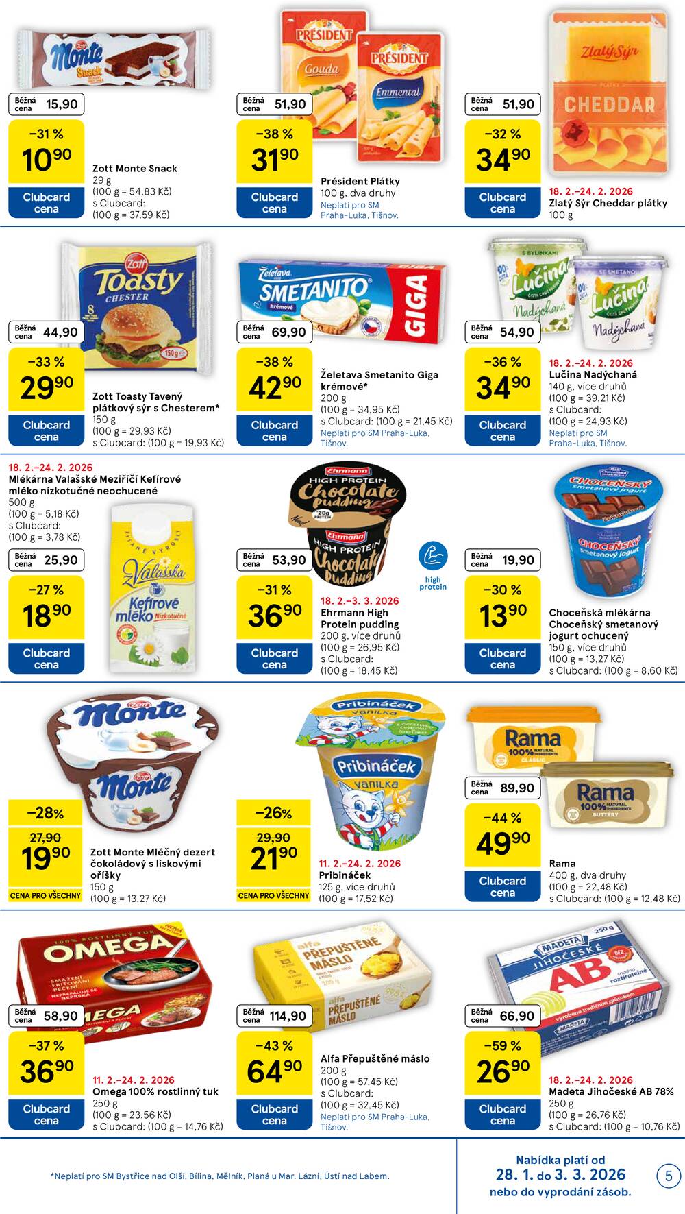 Tesco supermarkety od 18.2. do 24.2.2026