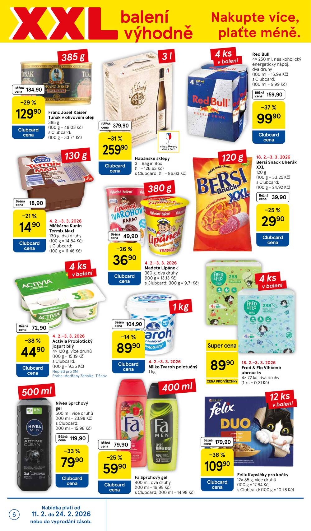 Tesco supermarkety od 18.2. do 24.2.2026