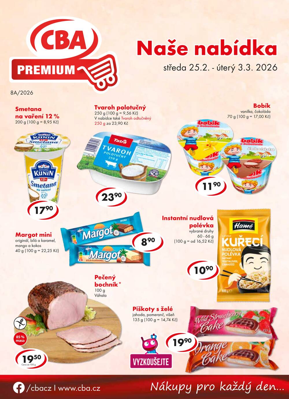 CBA Premium od 25.2. do 3.3.2026