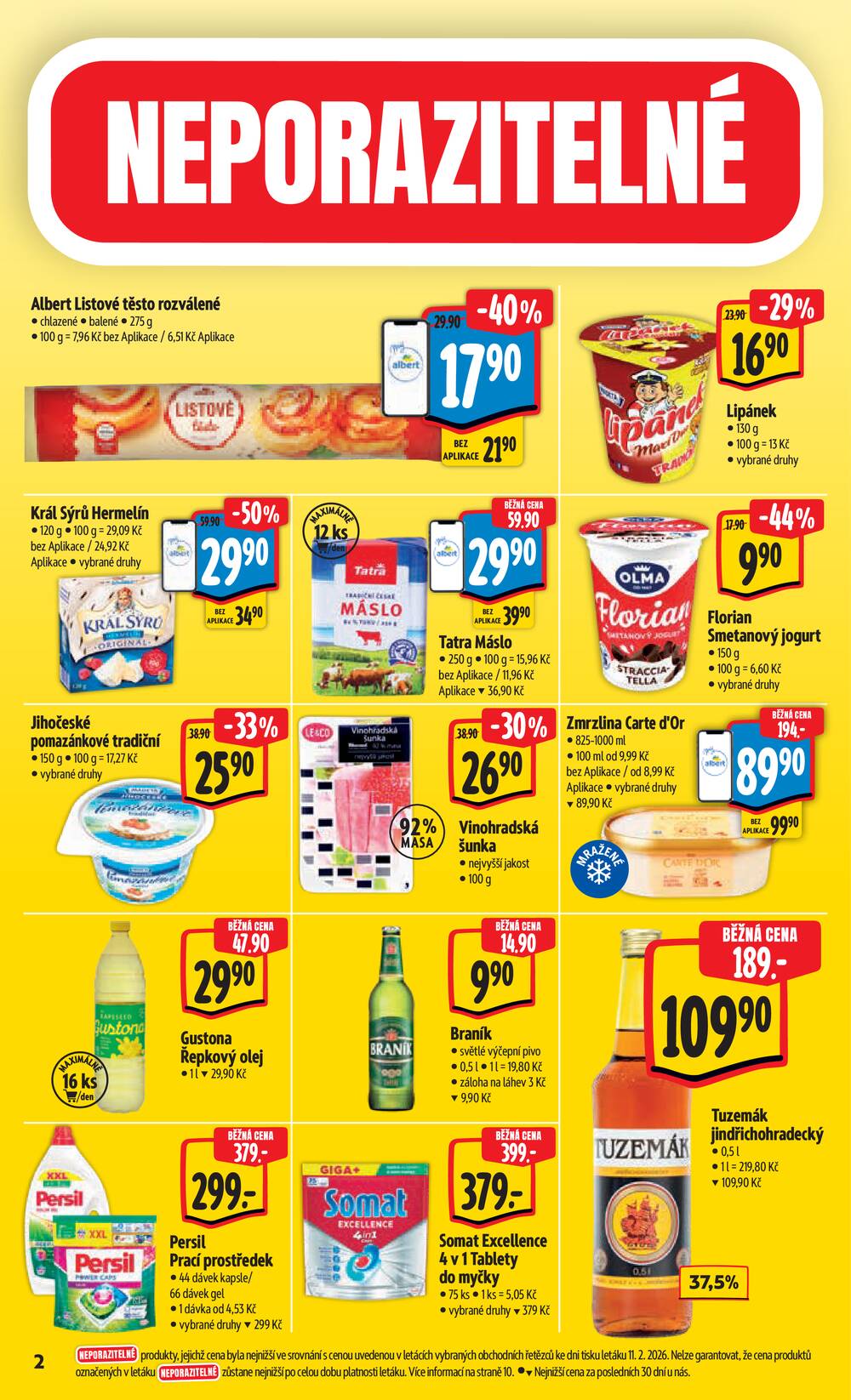 Leták Albert - Albert Hypermarket od 18.2. do 24.2.2026 - strana 2 Leták Albert - Albert Hypermarket od 18.2. do 24.2.2026 - strana 2