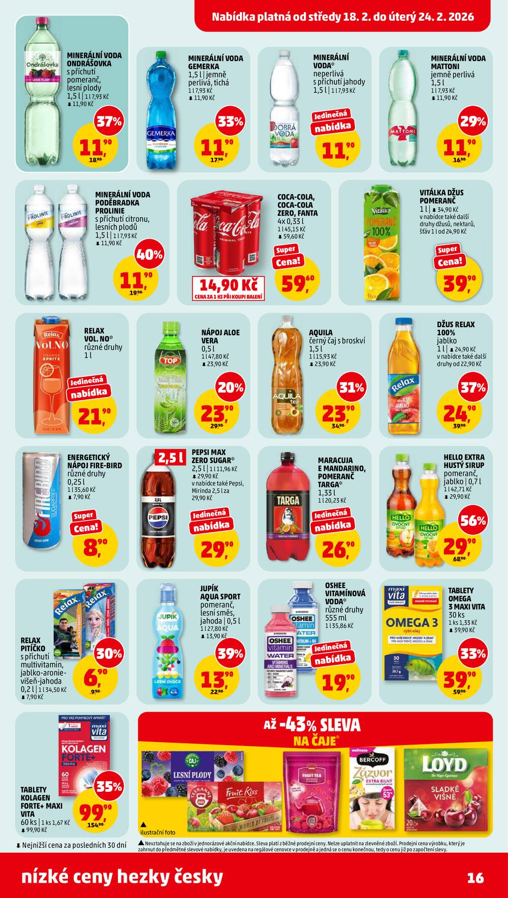 Leták Penny Market - Penny Market od 18.2. do 24.2.2026 - strana 16 Leták Penny Market - Penny Market od 18.2. do 24.2.2026 - strana 16