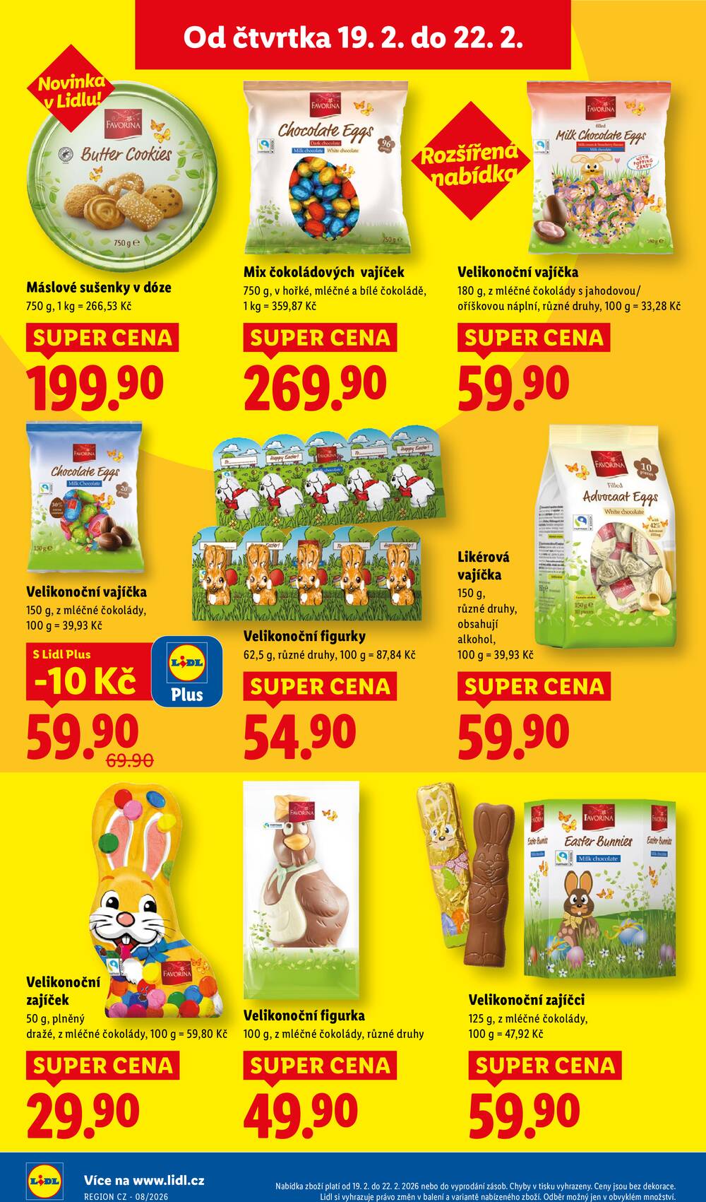 Lidl Čtvrtek od 19.2. do 22.2.2026