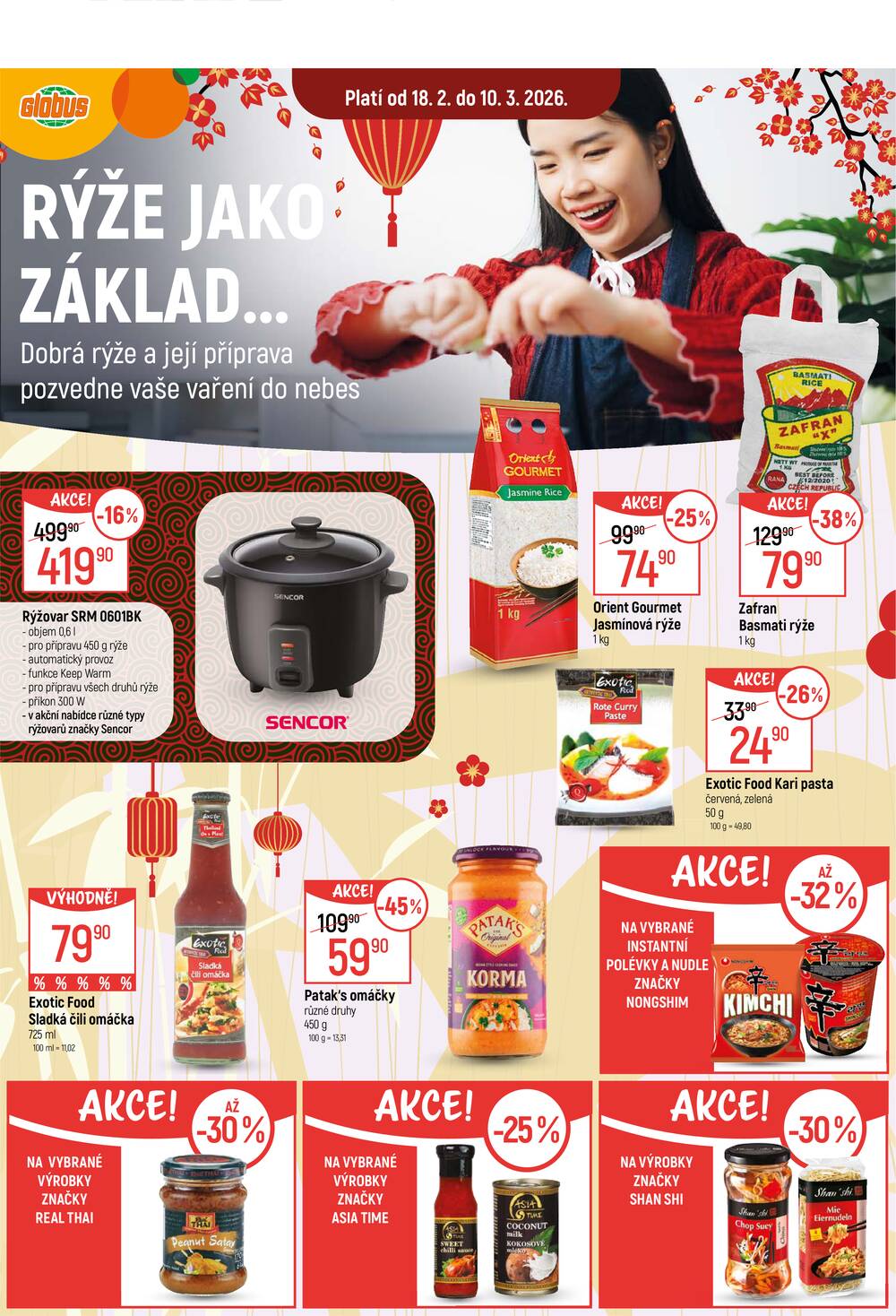 Akční leták Globus 18.2. - 24.2.2026 - Globus Praha - Čakovice