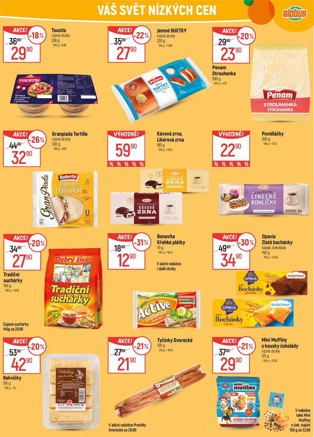Akční leták Globus 18.2. - 24.2.2026 - Globus Praha - Zličín
