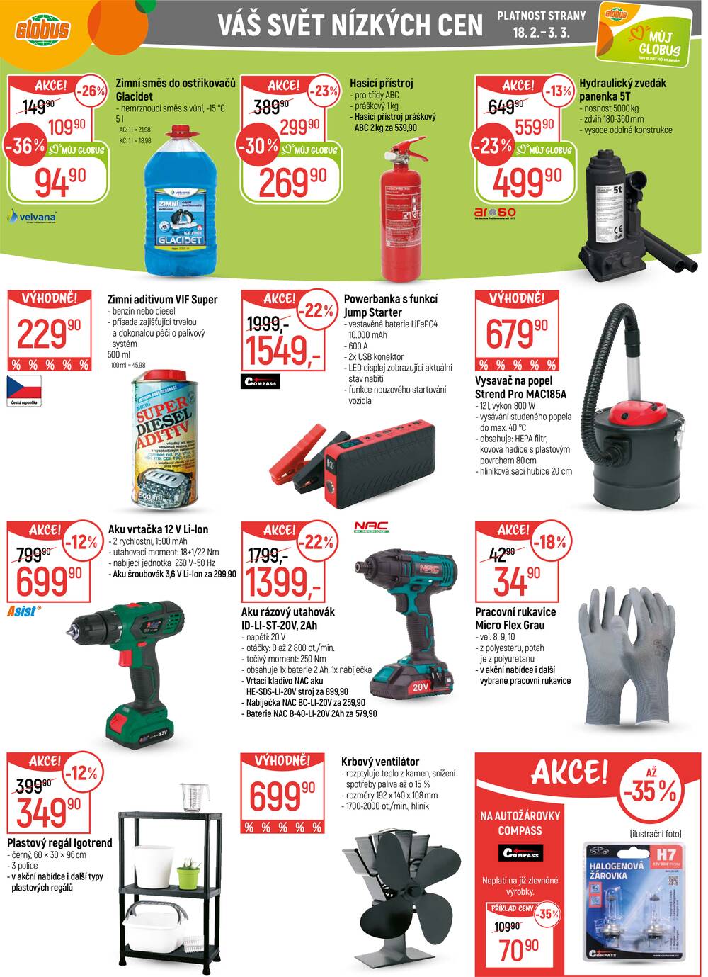 Leták Globus - Akční leták Globus 18.2. - 24.2.2026 - Globus Jenišov u Karlových Varů - strana 37 Leták Globus - Akční leták Globus 18.2. - 24.2.2026 - Globus Jenišov u Karlových Varů - strana 37