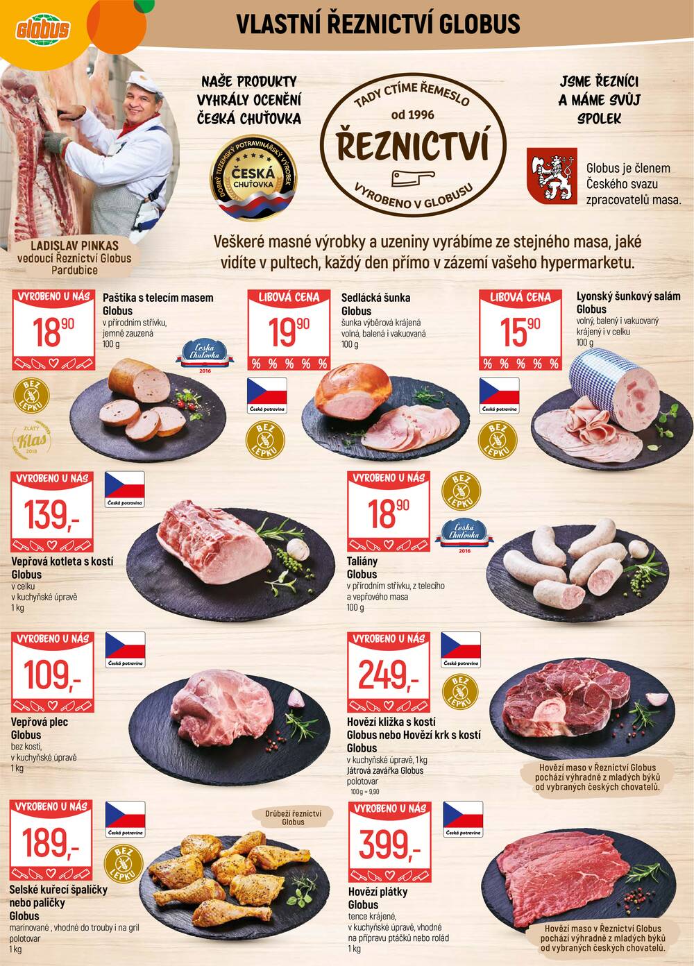 Akční leták Globus 18.2. - 24.2.2026 - Globus Pardubice