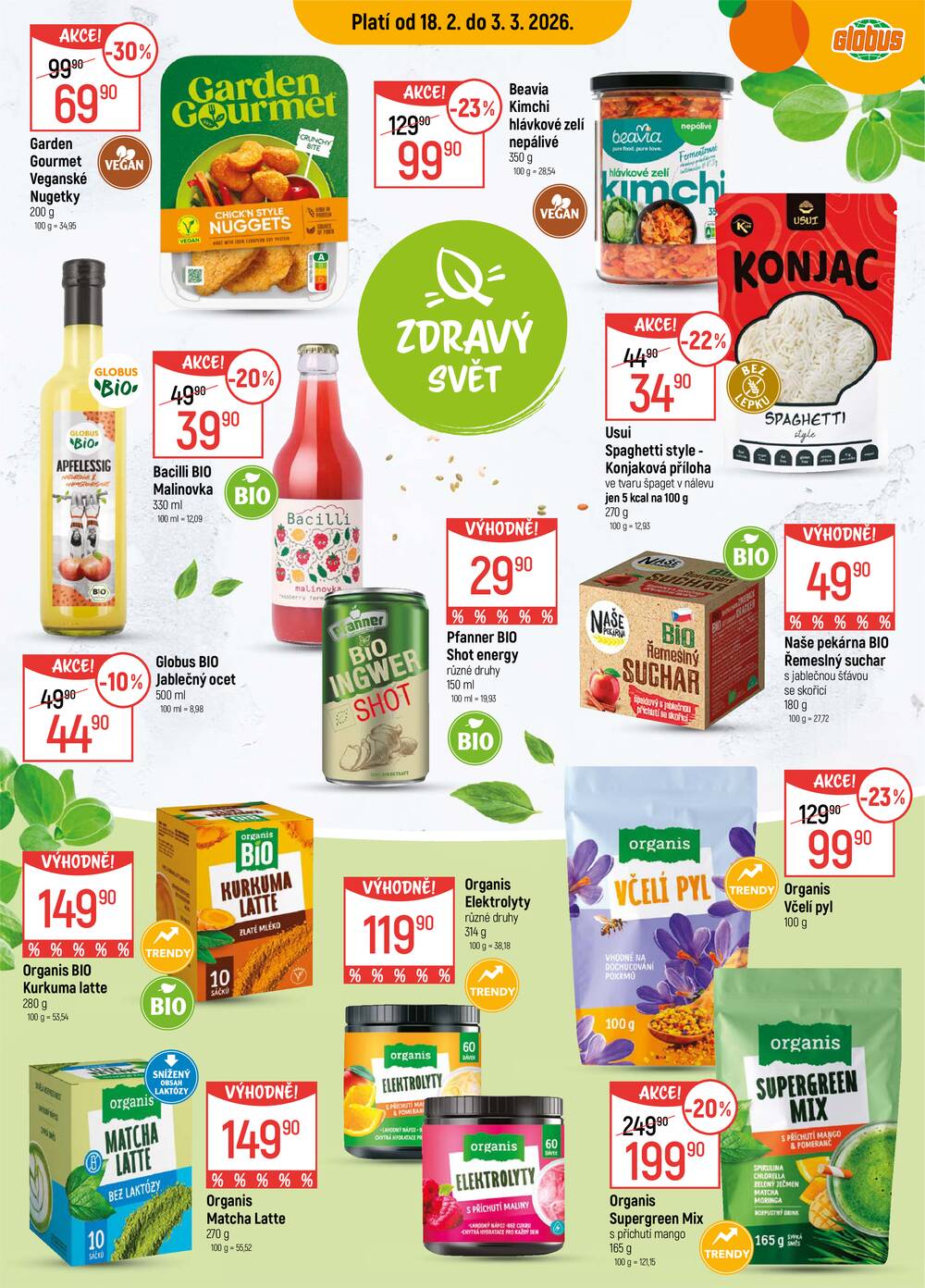 Akční leták Globus 18.2. - 24.2.2026 - Globus Pardubice