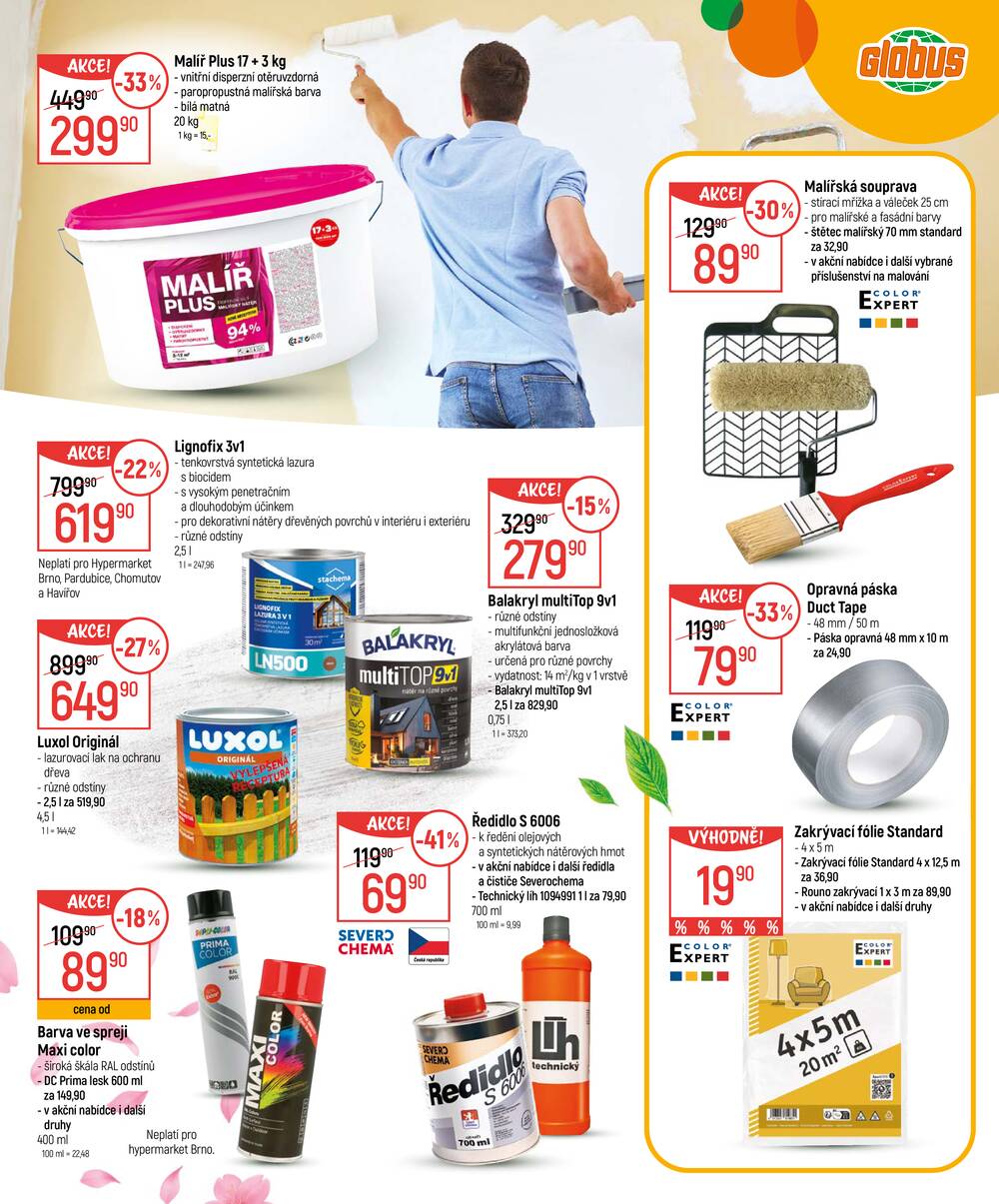 Akční leták Globus 18.2. - 16.3.2026 - Globus Chotíkov u Plzně
