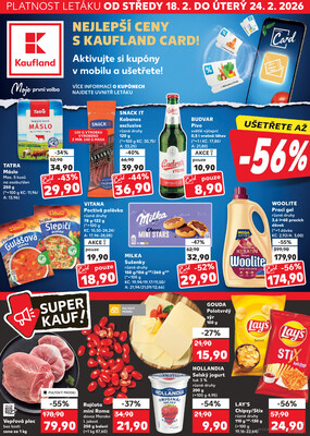 Leták Kaufland 18.2. - 24.2. - Kaufland - Ostrava - Mariánské Hory