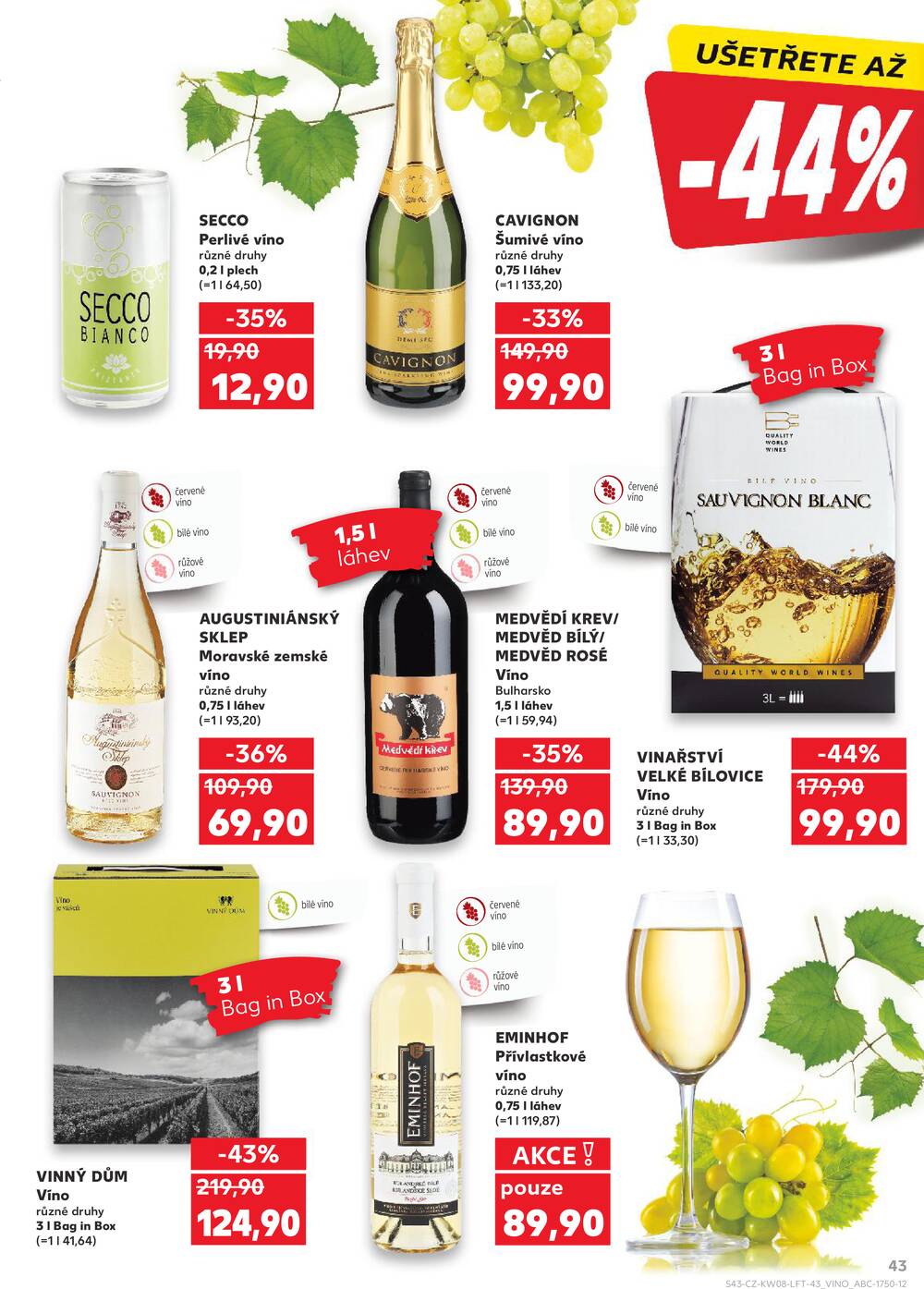 Leták Kaufland - Kaufland 18.2. - 24.2. - Kaufland Humpolec - strana 43