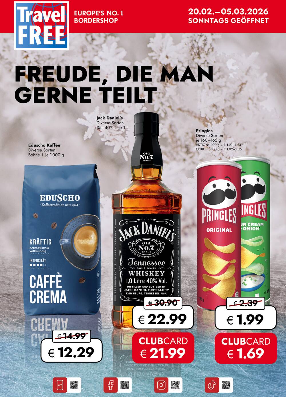 Leták Travel Free s.r.o. - Travel Free od 20.2. do 5.3.2026 - strana 1
