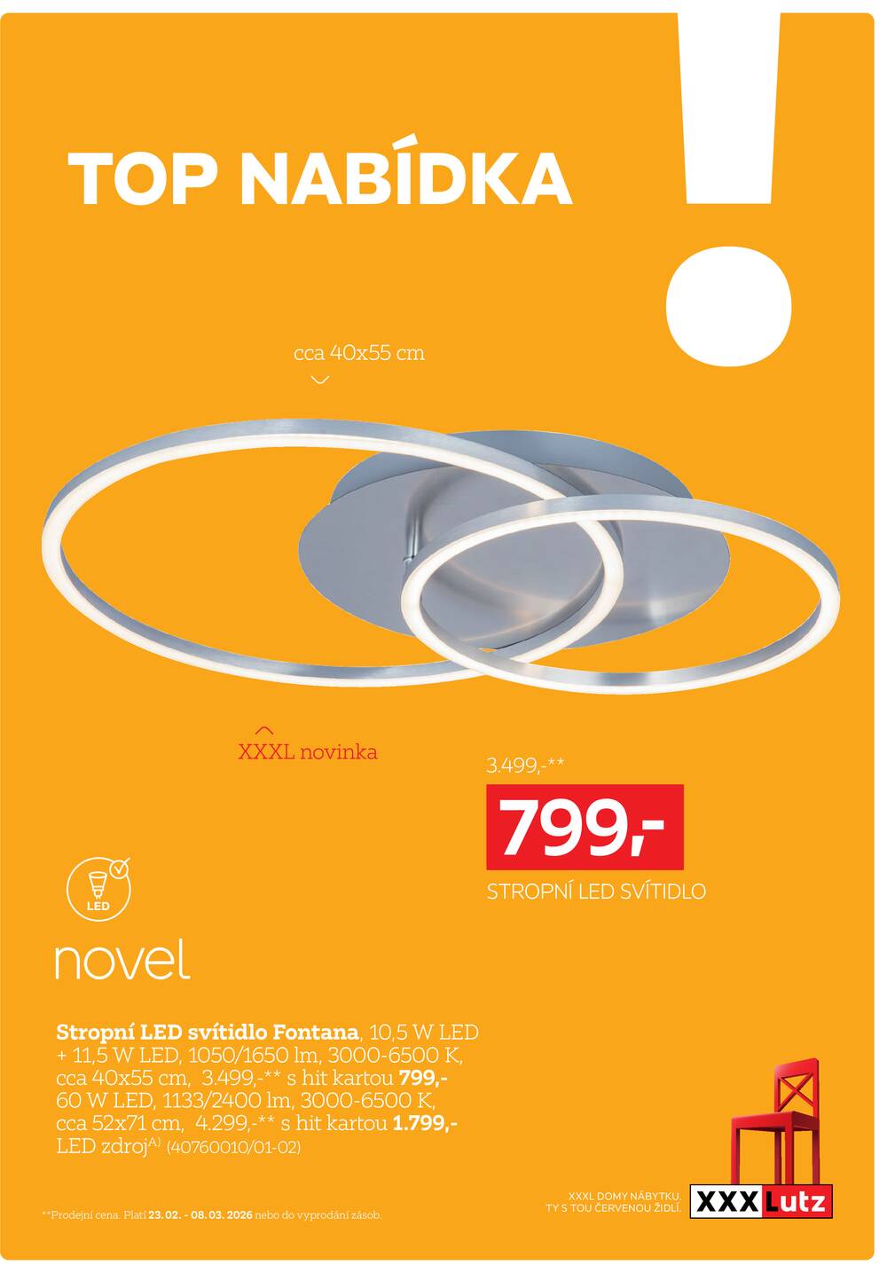 Leták XXXLutz - XXXLutz Top nabídka 23.2. - 8.3. - strana 10
