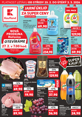 Leták Kaufland 25.2. - 3.3. - Kaufland - Benešov