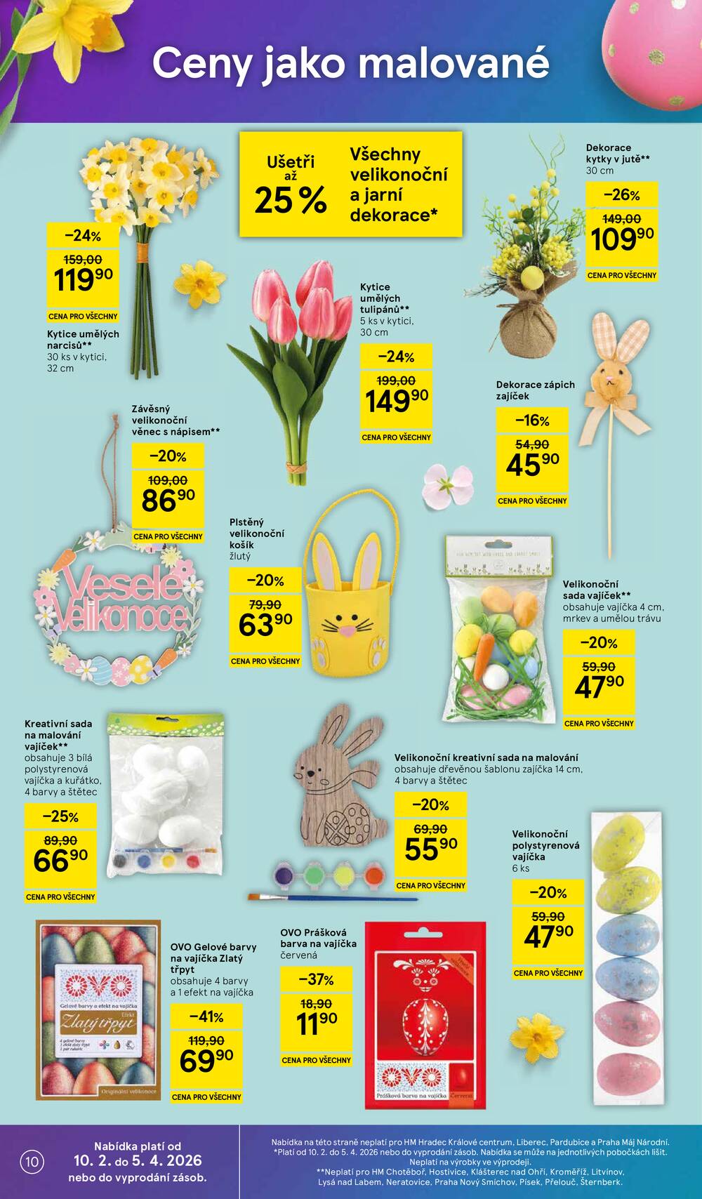 Tesco malé hypermarkety od 25.2. do 3.3.2026