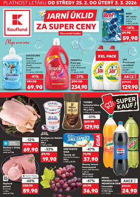 Leták Kaufland 25.2. - 3.3. - Kaufland - Lanškroun