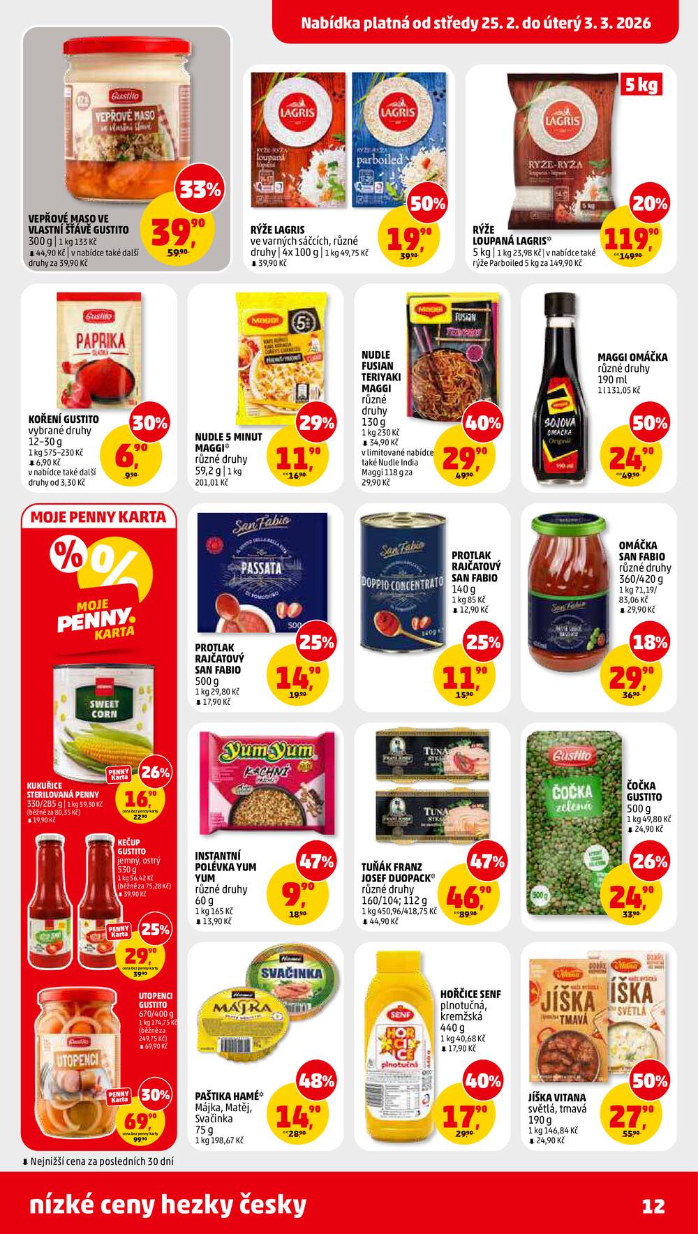 Leták Penny Market - Penny Market od 25.2. do 3.3.2026 - strana 12