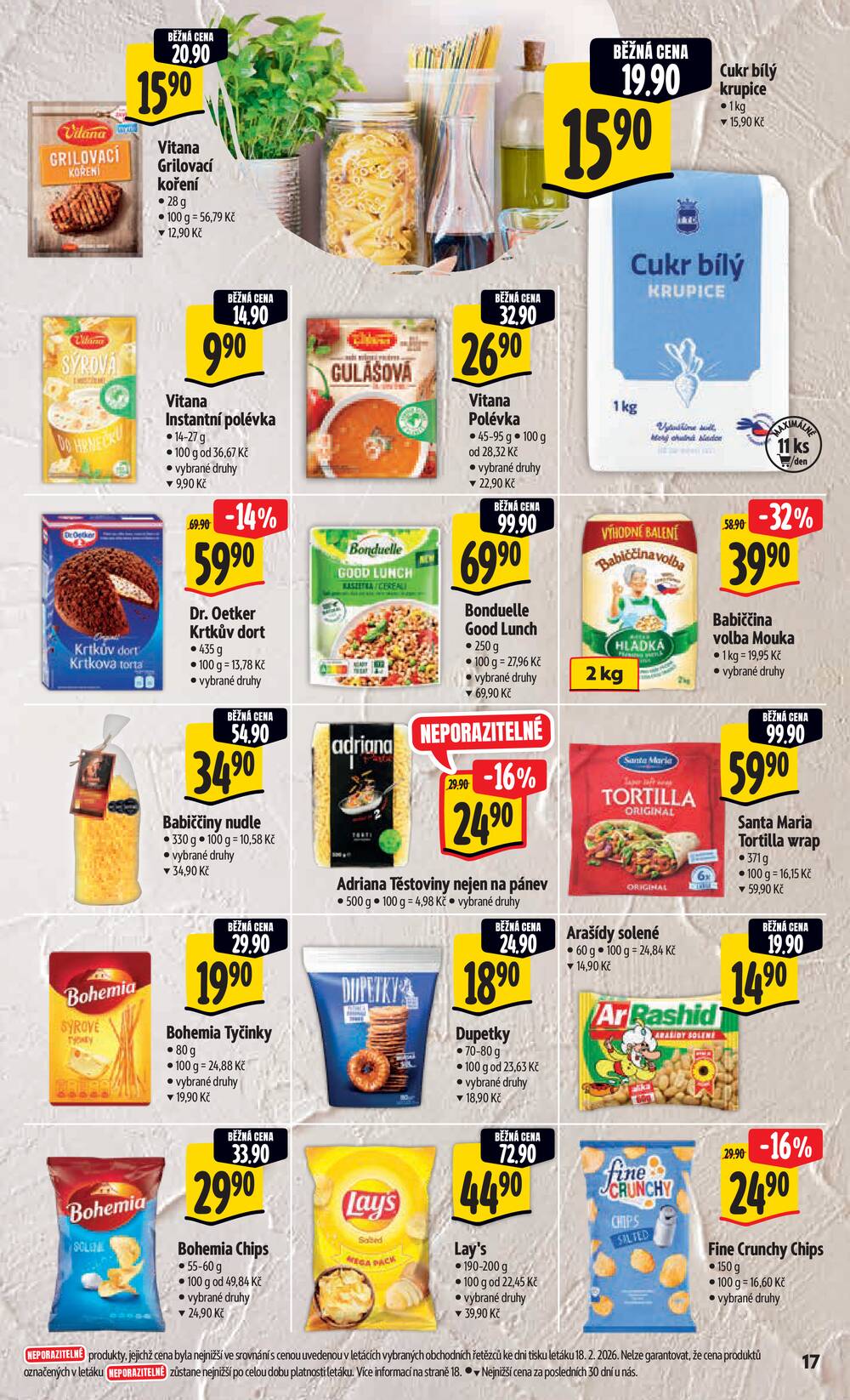 Leták Albert - Albert Hypermarket Jihomoravský od 25.2. do 3.3.2026 - strana 23 Leták Albert - Albert Hypermarket Jihomoravský od 25.2. do 3.3.2026 - strana 23