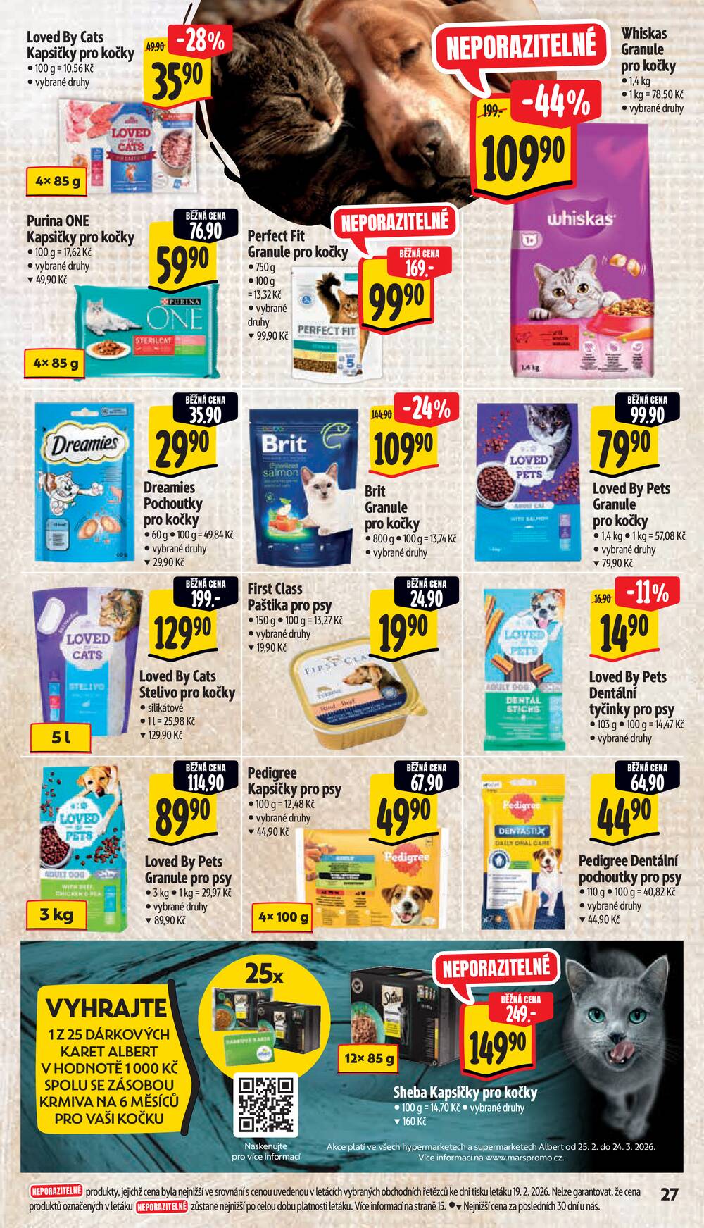 Albert Supermarket od 25.2. do 3.3.2026