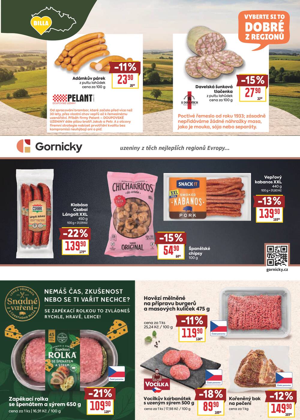 Billa katalog Oblíbené značky od 25.2. do 17.3.2026