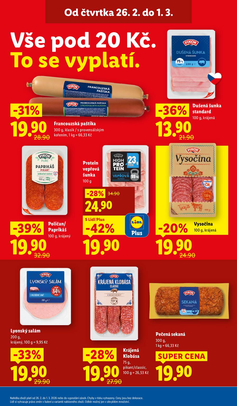 Leták Lidl - Lidl Čtvrtek od 26.2. do 1.3.2026 - strana 15 Leták Lidl - Lidl Čtvrtek od 26.2. do 1.3.2026 - strana 15