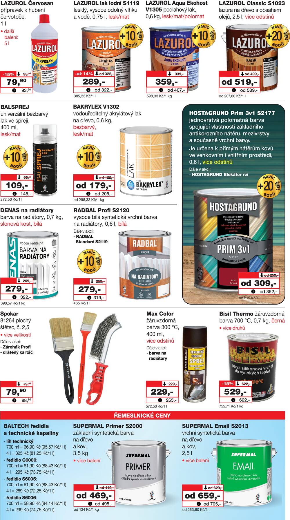 Barvy a laky drogerie od 28.2. do 20.3.2026