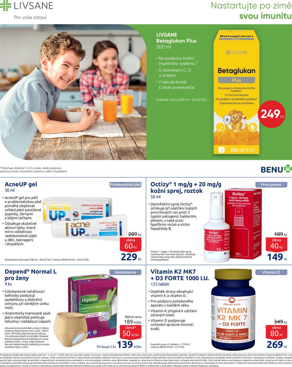 Leták BENU - Benu od 1.3. do 31.3.2026 - strana 21