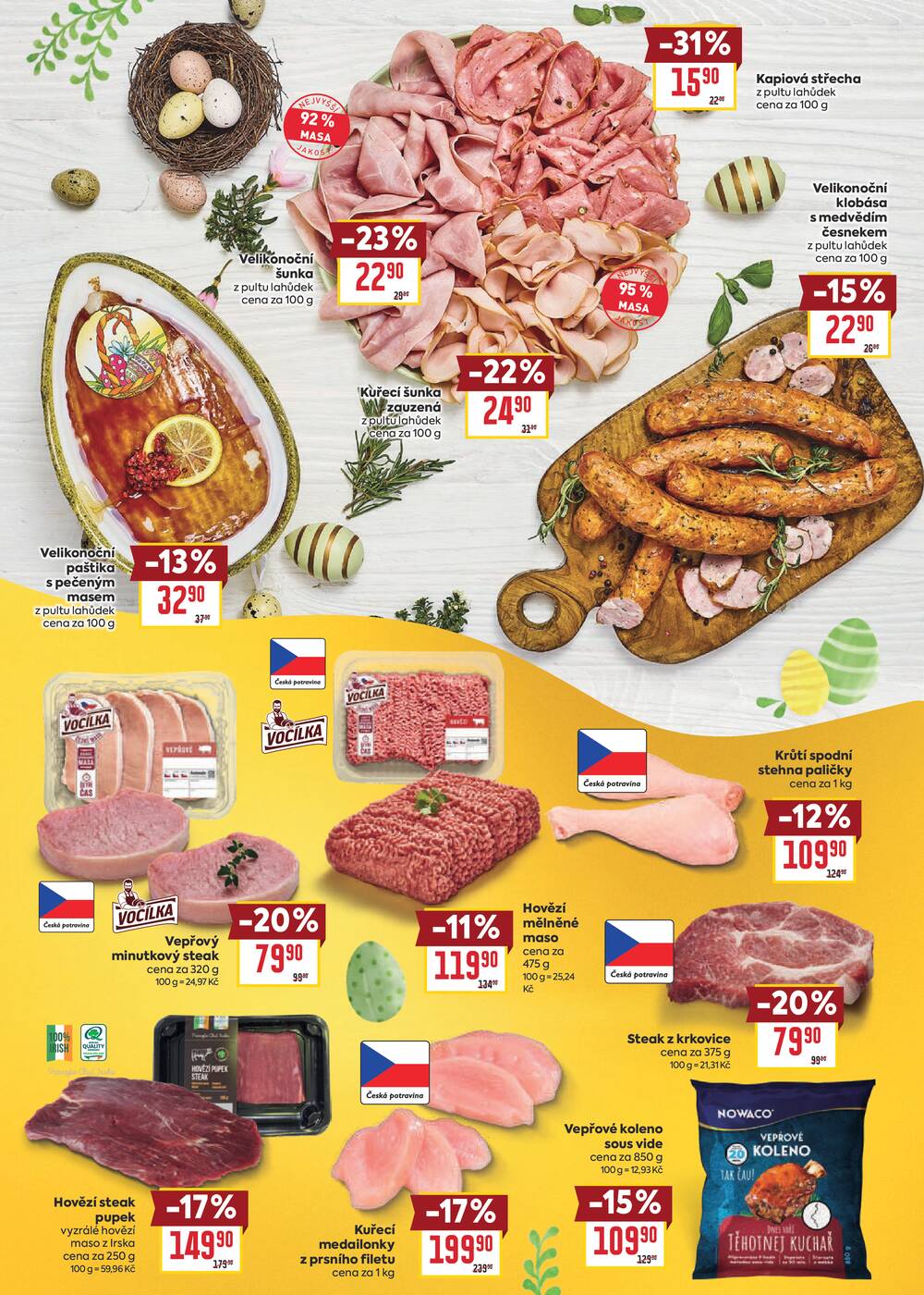 BILLA Velikonoce od 4.3. do 17.3.2026