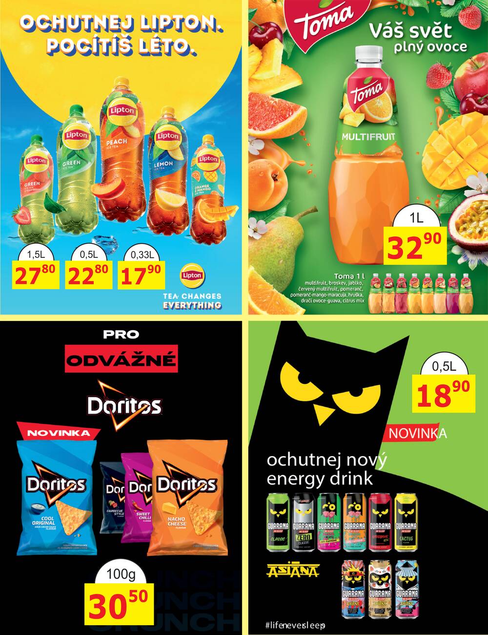 BENE Nápoje od 1.3. do 31.3.2026