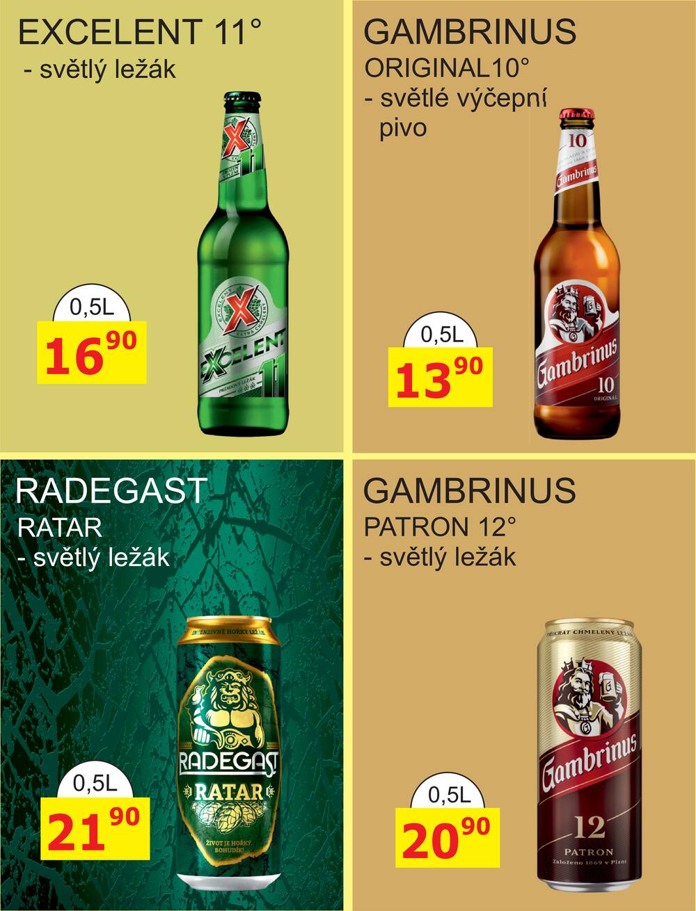 BENE Nápoje od 1.3. do 31.3.2026