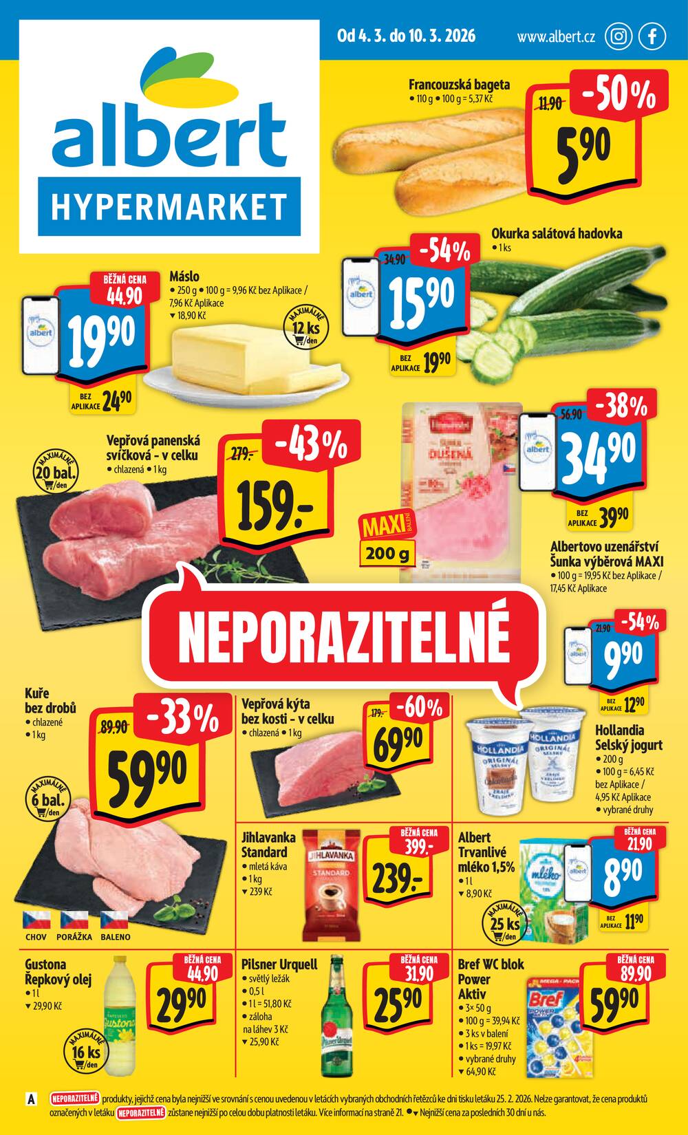 Albert Hypermarket Jihomoravský od 4.3. do 10.3.2026