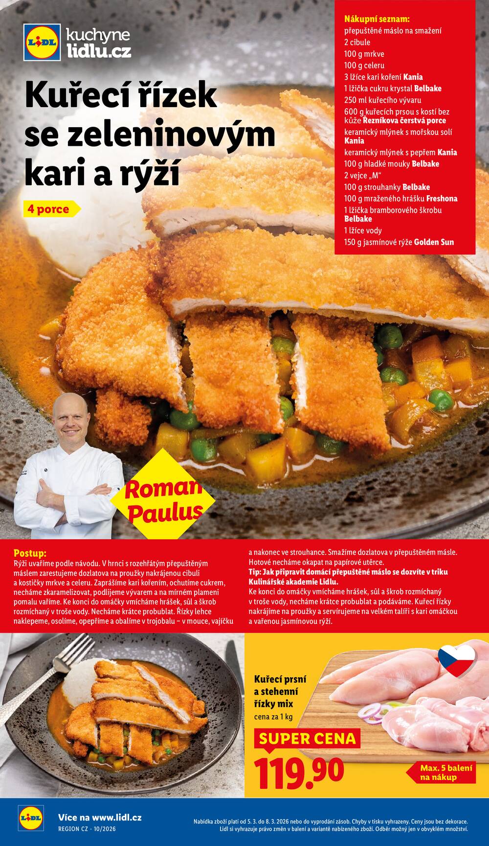 Lidl Čtvrtek od 5.3. do 8.3.2026