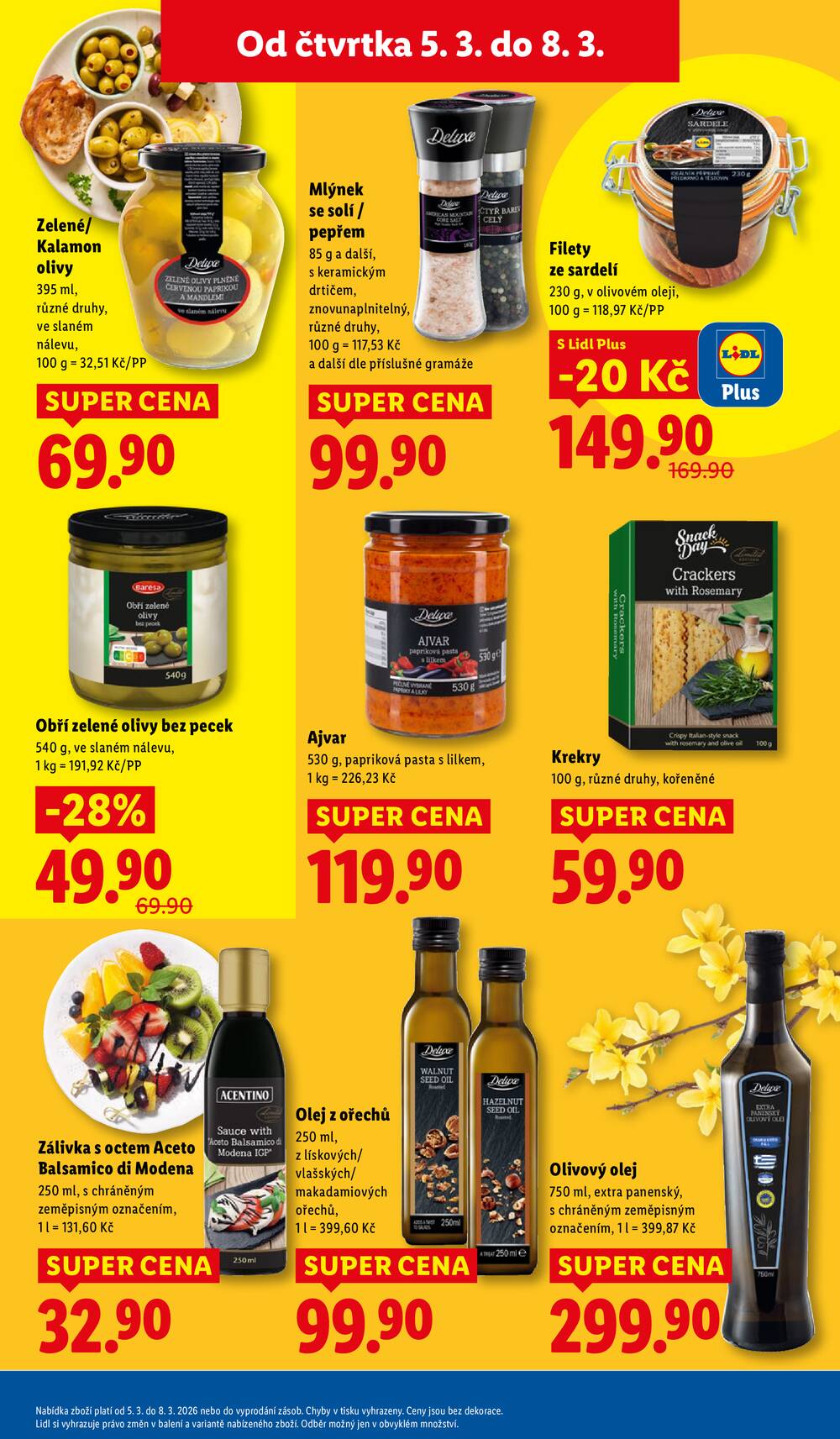 Lidl Čtvrtek od 5.3. do 8.3.2026