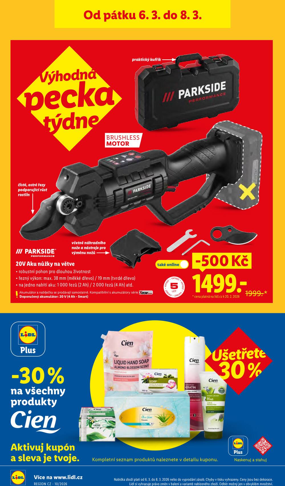 Lidl Čtvrtek od 5.3. do 8.3.2026