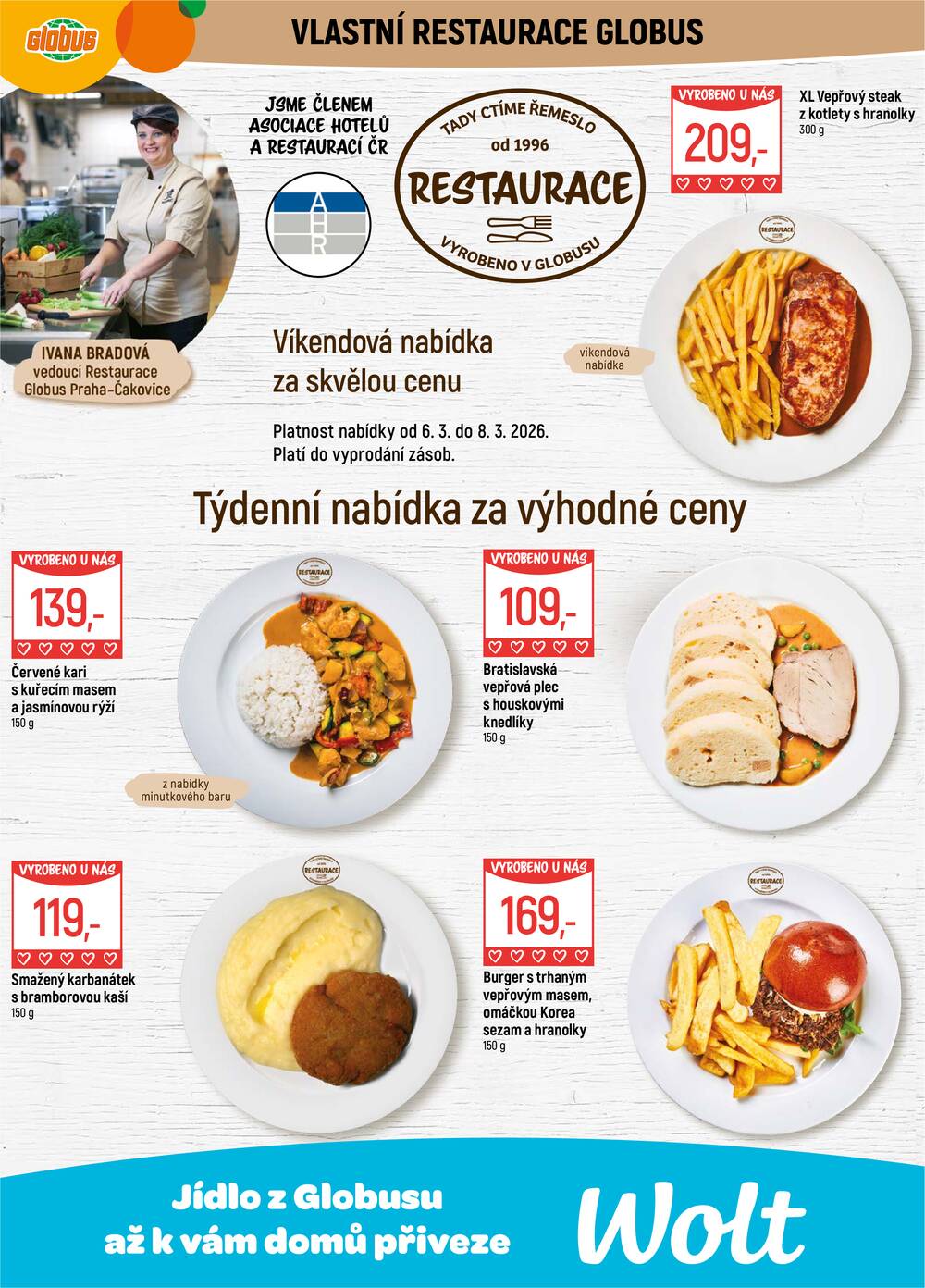 Akční leták Globus 4.3. - 10.3.2026 - Globus Praha - Čakovice