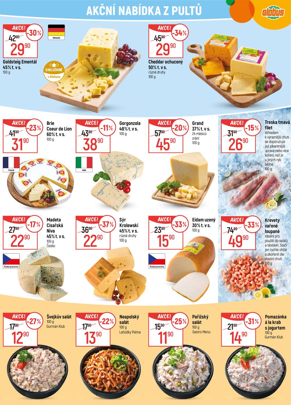 Akční leták Globus 4.3. - 10.3.2026 - Globus Praha - Čakovice