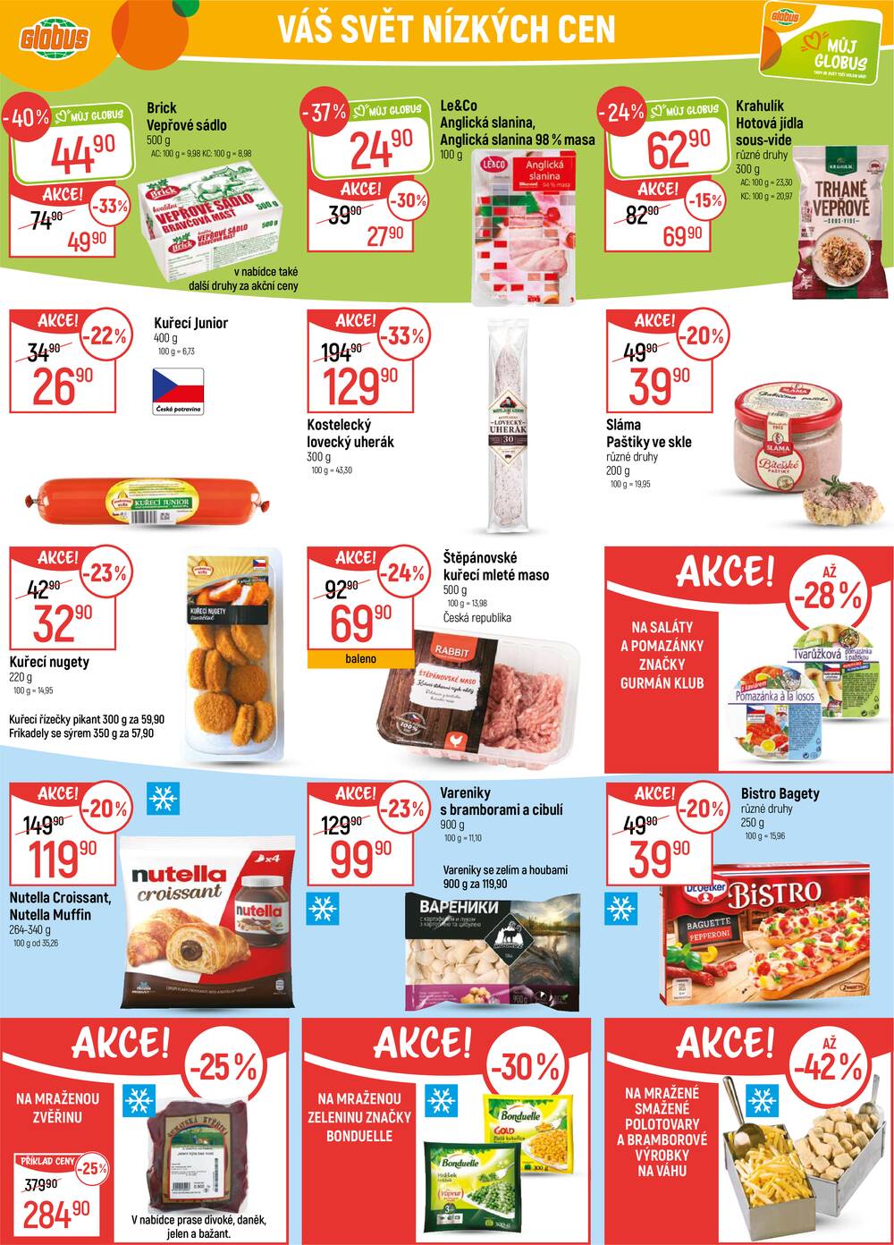 Akční leták Globus 4.3. - 10.3.2026 - Globus Praha - Čakovice
