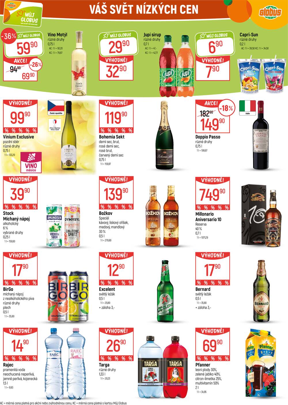 Akční leták Globus 4.3. - 10.3.2026 - Globus Praha - Čakovice